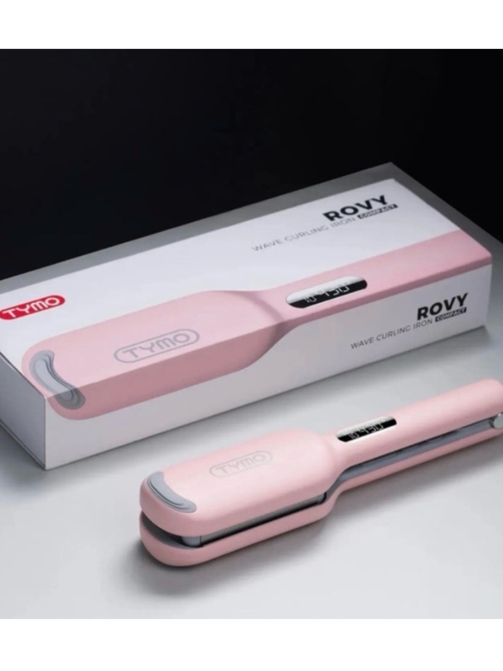 TYMO COMPACT ROVY Curling Iron & Hair Crimper Waver for Short Hair, NWT